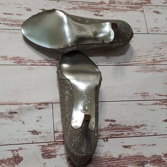 NIB Nina Shoes Carolyn Steel Luna Shine -size 5 - Picture 4 of 7
